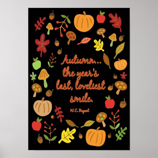 Poster Sourire d'automne (Devant)