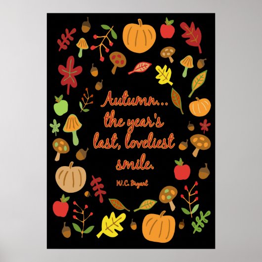 Poster Sourire d'automne (Devant)