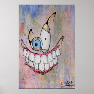Poster sourire déplaisant