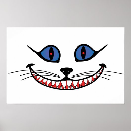 Poster Sourire du chat de Cheshire (Devant)