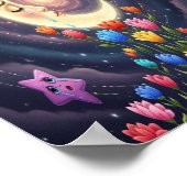 Poster sourire étoiles (Coin)