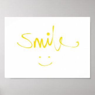 Poster Sourire face (affiche)
