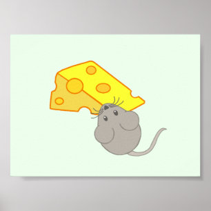 Poster Souris au fromage