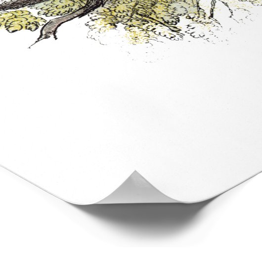 Poster Souris bleu, (Coin)