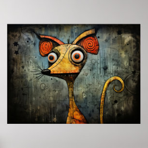 Poster souris de dessin