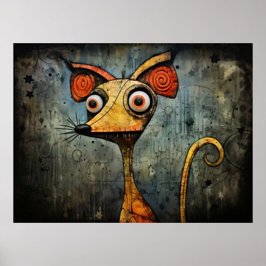 Poster souris de dessin (Devant)