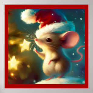 Poster Souris de Noël 1