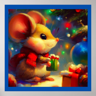 Poster Souris de Noël 2
