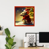 Poster Souris de Noël 4 (Bureau à domicile)