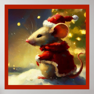 Poster Souris de Noël 4