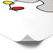 Poster Souris de Noël décorant l'arbre (Coin)