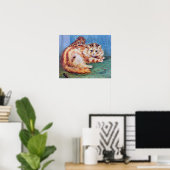 Poster Souris effrontée et chats, Louis Wain (Bureau à domicile)