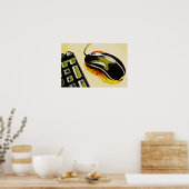 Poster Souris et clavier (Cuisine)