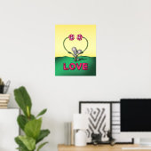 Poster Souris et Fleurs (Bureau à domicile)