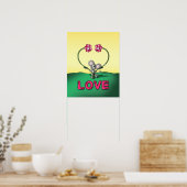 Poster Souris et Fleurs (Cuisine)
