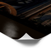 Poster Souris et train Steampunk (Coin)