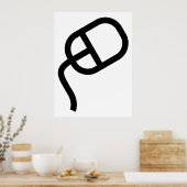 Poster Souris informatique (Cuisine)