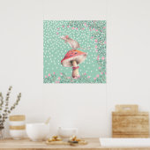 Poster Souris rêvée - Aquarelle Illustration (Cuisine)