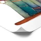 Poster Souris sur le dessus des livres 3 (Coin)