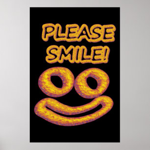Poster "Souris !" Un Design Sympa. Acheter maintenant