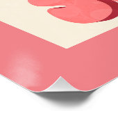 Poster Sourpug sourire citer drôle super aquarelle texte (Coin)