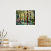 Poster Sous-bois au printemps (Cuisine)
