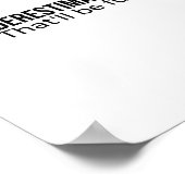 Poster Sous-estime-moi. Ce sera amusant devis Best Seller (Coin)