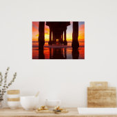 Poster Sous la jetée de Manhattan Beach Pier (Cuisine)