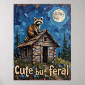 Poster Sous la lune : la perche haute de Raccoon (Devant)