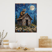Poster Sous la lune : la perche haute de Raccoon (Cuisine)