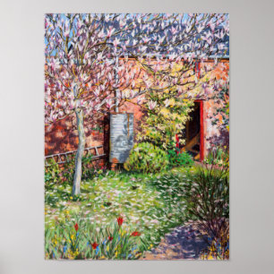 Poster Sous la magnolia