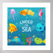 Poster sous la mer (Devant)