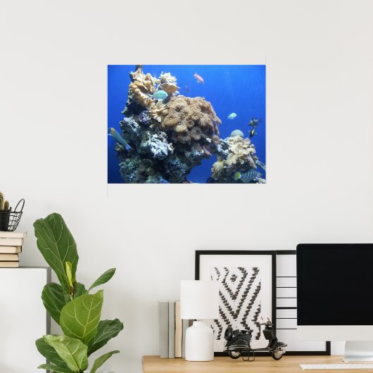 Poster Sous la mer (Bureau à domicile)