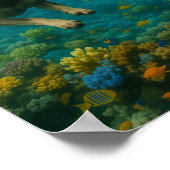 Poster "Sous la mer" (Coin)