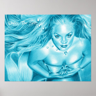 Poster sous la mer