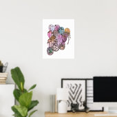 Poster Sous la mer 01 (Bureau à domicile)