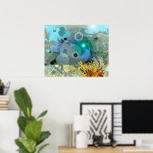 Poster sous la mer 2 (Bureau à domicile)