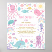 Poster Sous la mer Anniversaire de fête heure Capsule (Devant)