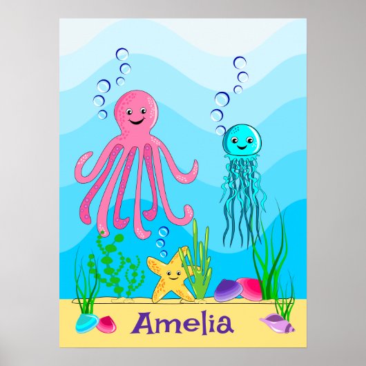 Poster Sous la mer Mignon  (Devant)