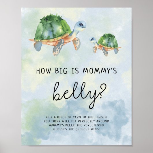 Poster Sous la mer - Quel est le volume du ventre de mama (Devant)