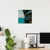 Poster Sous la travée (Bureau à domicile)
