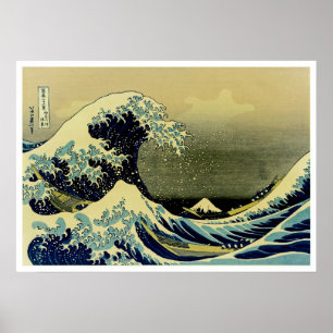 Poster Sous la vague au large de Kanagawa