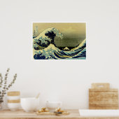 Poster Sous la vague au large de Kanagawa (Cuisine)