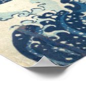 Poster Sous la vague de Kanagawa (Coin)