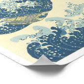 Poster Sous la vague de Kanagawa, Hokusai, 1830-32 (Coin)