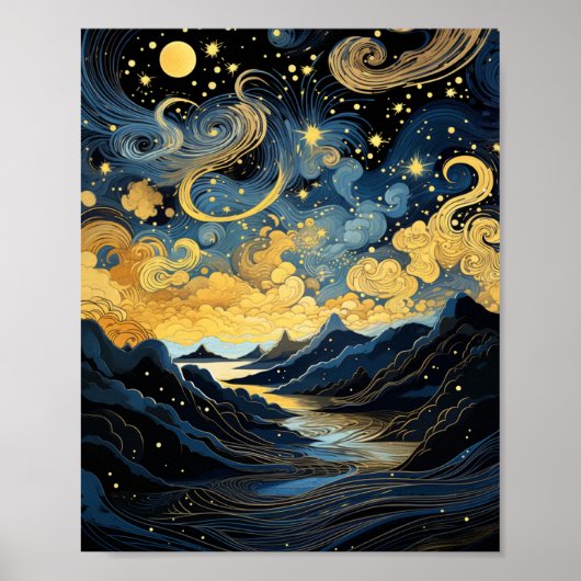 Poster Sous la Voie lactée 🌌 (Devant)