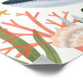 Poster Sous l'Affiche de bienvenue de fête d'anniversaire (Coin)