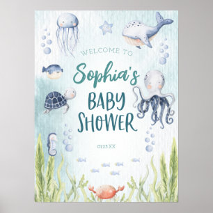 Poster Sous l'affiche de l'Affiche de bienvenue du Baby s