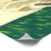 Poster Sous l'affiche des fleurs de cerisiers (Coin)