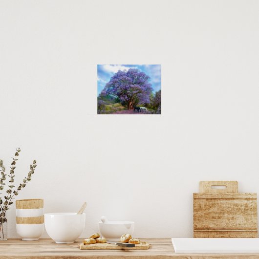 Poster Sous L'Affiche/Impression D'Art Jacaranda (Cuisine)